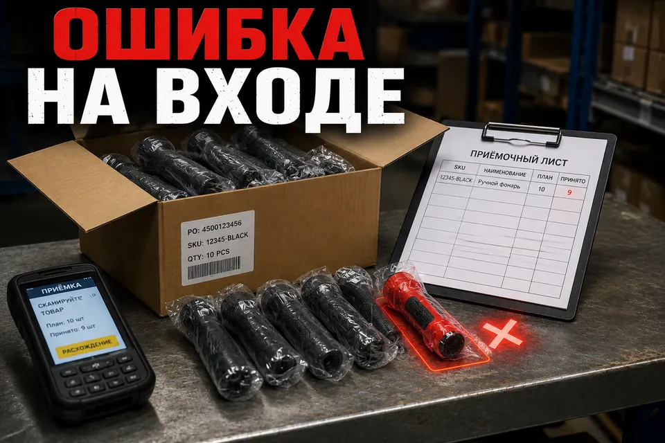 Программа приёмки товара: как убрать пересорт и недостачи на входе