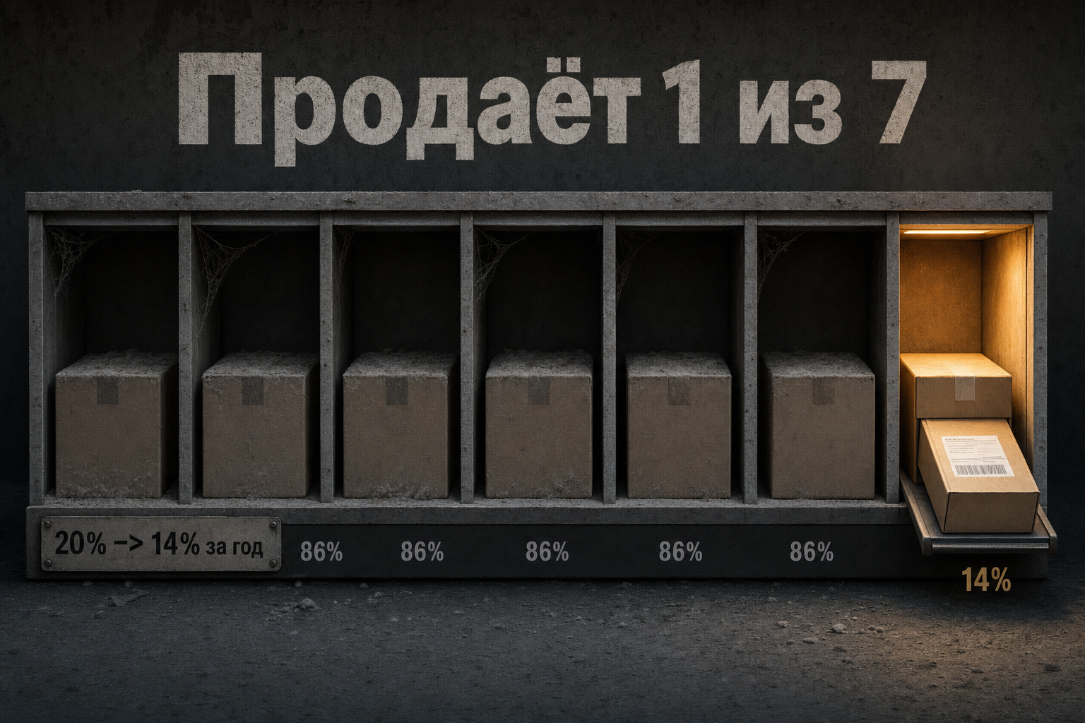 Карточка есть, продаж нет: на Wildberries в топ-нишах продаёт каждый седьмой